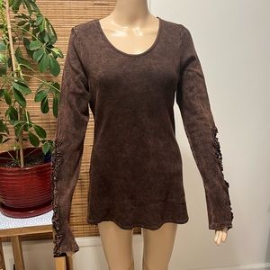 NWOT Bohemian style knit tunic
